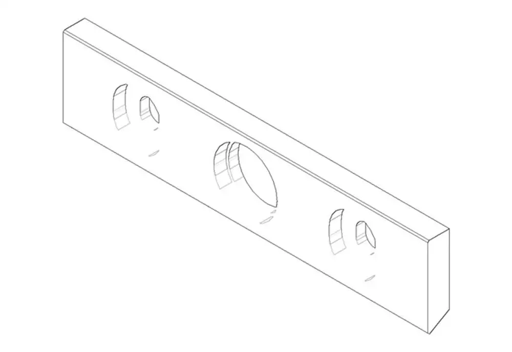 DORNBRACHT Halter ERSATZTEILE 091797056 145 x 30 x 8 mm, 09179705690 Galeriebild 1